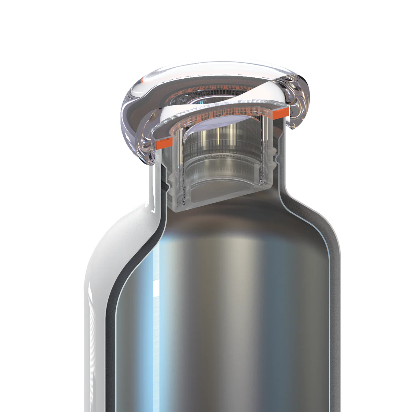 Bouteille de voyage thermique - Ocre Clair
